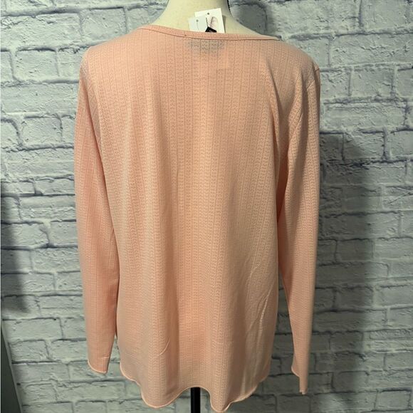 Jessica Simpson Blush Pink Buttoned Blouse - Picture 4 of 5